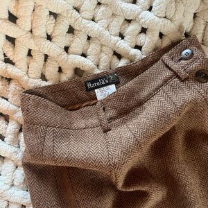 Harold's Classic Brown Wool maxi Skirt